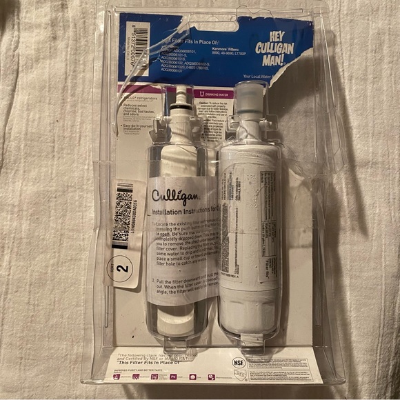 Culligan Twin Pack Refrigerator Replacement Filter for LG LT-700P - Picture 2 of 2